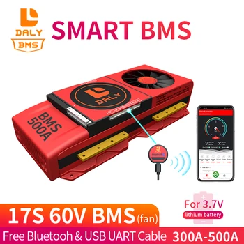 18650 Baterijski Paket smart BMS 17 60V Li ion, 3.7 V Prosti Bluetooth 300ah 400ah 500ah z RS 485 LAHKO Funkcijo