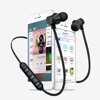 VROČE Xt11 netic Glasbe Bluetooth 4.2 Slušalke Šport Teče Brezžične Bluetooth Slušalke Z Kabel za Polnjenje Mlade Slušalke Buil
