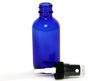 2 OZ Modra Zelena Rumena Steklenice s Črno Fine Megle Škropilnice kot Nalašč za Svetlobo Občutljive Tekočine 12pcs/veliko P107