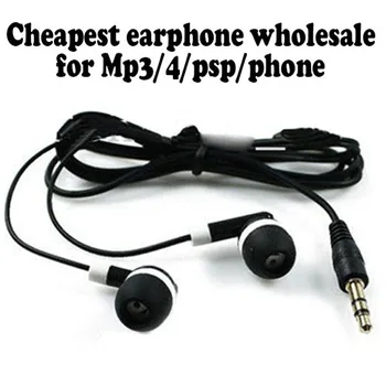 Debelo 2000pcs/veliko Najcenejši Nove Slušalke za V uho 3,5 mm Slušalke Slušalka Earpod Za MP3, Mp4 Mobilni telefon Tovarniško Ceno