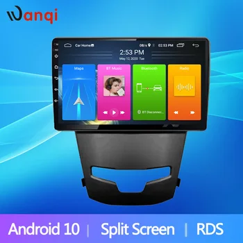 Android10 Razcep Zaslon RDS Avto Navigacija GPS Za SsangYong Korando 3 Actyon 2 2016 Multimedijski Predvajalnik, Radio, DVD ŠT.
