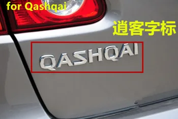 Avtomobilska dodatna oprema za Nissan Qashqai ABS Avto vrata prtljažnika prtljažnik prtljago prijavite označevanje 3D angleški pismo logotip avto logotip Avto styling
