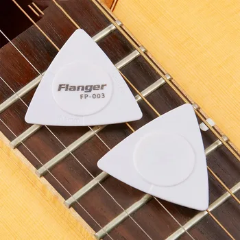 10pcs Flanger e-Kitaro izbirčen 1.0 0.75 0.5 mm Debeline v PC + ABS Materiala Antislip Slogu Jemlje Bela