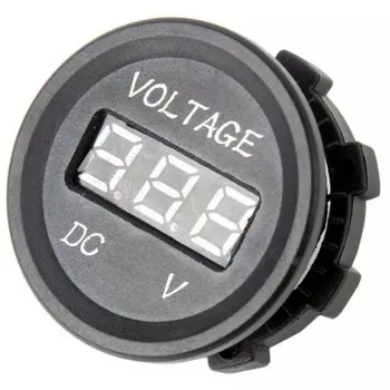 Strokovno Black 12 V-24 V DC LED Digitalni Zaslon Auto Avto, motorno kolo, voltmeter Metro Nepremočljiva Voltmeter Vtičnico