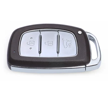KEYECU Smart Remote Key Lupini Primeru 3 Gumb FOB za Hyundai IX25 IX35 Elantra Sonata Verna +Nerezane Rezilo