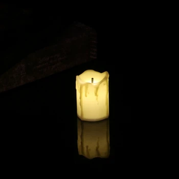 Električni Brezplamensko Sveče LED Električni Utripanja Čaj Svetlobo Sveč Poroko Božično Dekoracijo za Dom Dekoracija