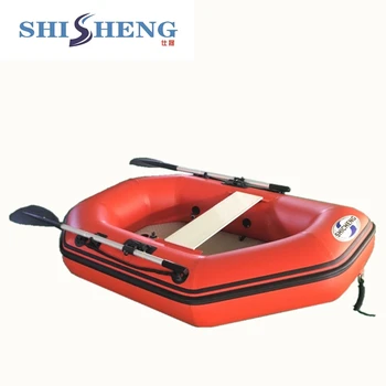 Debelo 1.9 m dolge rdeče napihljivi čoln ribiško ladjo gumijasti čoln z 0,9 mm PVC