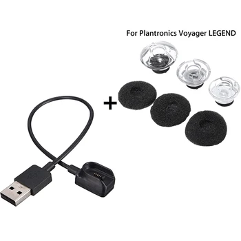 1set S/M/L Čepkov 3 Nasveti Pene Polnilnik USB Snop Za Plantronics Voyager LEGEND Slušalke Bluetooth Slušalke