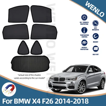 Avto Windows Magnetni Dežnik Za BMW X4 F26-2018 Auto sončnega Zavese Varstvo