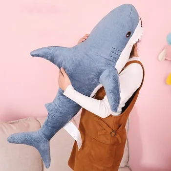 Kawaii 2019 Ustvarjalne Igrače Srčkan Pes Lutka Spalnica Kavč Dekoracijo Shark Blazino Polnjene Plišastih Igrač za Otroke Juguete Brinqueos