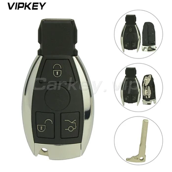 Remotekey 5pcs 3 gumb Smart avto ključ lupini daljinski ključ fob primeru Za Mercedes Benz C E Razred 2010 2011 2012 2013
