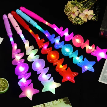 2021 LED Star Palico Luminous Glow Stick Novo Leto, Božič Stranka Prop
