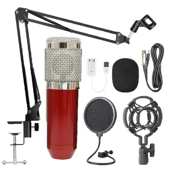 Za Računalnik Karaoke KTV Strokovno Bm 800 Kondenzatorskega Mikrofona, 3,5 Mm Žično Bm-800 Karaoke BM800 Snemanje Mikrofona