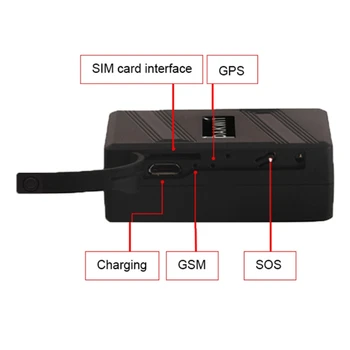 TK600 z Magnetom GPS Napravo za Sledenje Mini GSM GPS Tracker Avto za Otroke Hišnih z Brezplačno APLIKACIJO Platformo Nepremočljiva Realnem Času Lokator