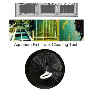 Akvarij Filter, Krtača Fish Tank Cleaning Tool Biokemije Odstranjevalec Ribnik Filter, Krtača Akvarij Čiščenje Filtra Orodja