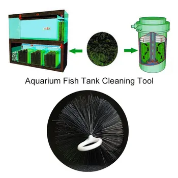 Akvarij Filter, Krtača Fish Tank Cleaning Tool Biokemije Odstranjevalec Ribnik Filter, Krtača Akvarij Čiščenje Filtra Orodja