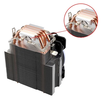 12 cm CPU Hladilnik Brez Ventilatorja 4 Toplotne Cevi Cpu Heatsink za Intel 775/1150/1155/1156/1366 za AMD Vse