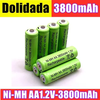 AA + AAA AA 1,2 V 3800mAh / 1,2 V AAA Baterijo 3000mah Svetilka Igrače Watch MP3 Predvajalnik Zamenjajte baterije za polnjenje Ni-Mh Baterije