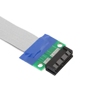 PCI-E 1X Reža za Kartico Riser Extender Razširitev Traku Flex Kabel PCI-Express Povzroči padec ladijskega prometa