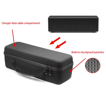 Zaščitni Pokrovček za Sony SSRS-ZR7 Hi-Res Brezžični Bluetooth Zvočnik Pribor Shockproof Nosite s torbico Vrečko za Shranjevanje
