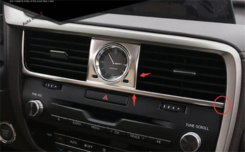 Yimaautotrims Kovinski InteriorFit Za Lexus RX RX450H 2016 -2020 Srednji Srednji Nadzor klimatske naprave Vtičnica Vent Kritje Trim
