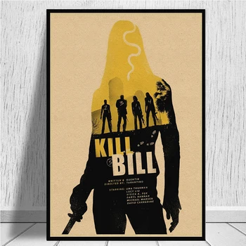 Kill Bill Vol.1 klasičnih Quentin film film kraft papir, kraft papir Cafe bar plakat Retro Plakat, dekorativno slikarstvo