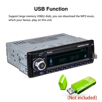 DAB+ Autoradio 1 Din Avto Radio RDS Prostoročno MP3/SD/MMC Dab+FM, USB, LCD Sn Digitalne o Avtomobilski Stereo Bluetooth TF Kartica