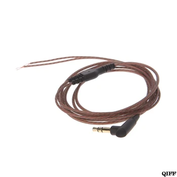 Spusti Ladje&Debelo 3,5 mm OFC Jedro 3-Polnim Jack za Slušalke Avdio Kabel DIY Slušalke Vzdrževanje Žice APR29