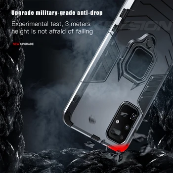 KEYSION Shockproof Oklep Ohišje za Samsung Galaxy S20 S20 Plus S20 Ultra Obroč Držala Stojala za Telefon Zadnji Pokrovček za Samsung S20+ S20