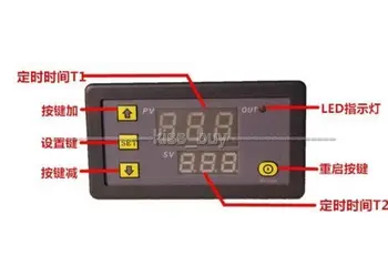 24V Digitalni prikaz časa rele modul cikla čas zamude Modul 0-999 hr/min/sec
