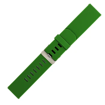 22 mm Silikonske Gume Watch Band za Samsung Gear 2 R380 / R381 / R382 Hitro Sprostitev Smolo Pasu Zapestne Zanke Pasu Zapestnica Črna