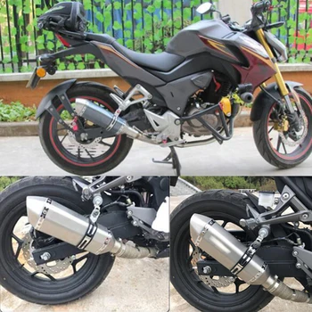 Univerzalni 51mm Motocikel deli Izpušnih plinov iz Nerjavečega Jekla Motocikla, Izpušne Cevi za Honda CB919 CB1000R CBR600RR CBR900RR CBR929R
