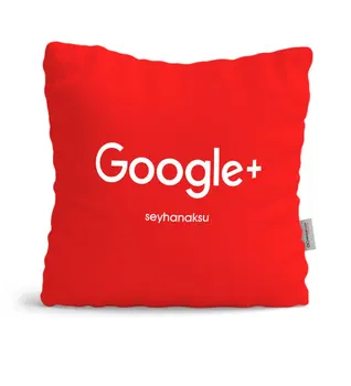 Prilagojene Google Plus Rdeče Blazino