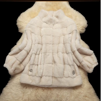 2018 Moda kotlovec suknjič,Nobelov žensk mink fur coats mink jopiči Plus velikosti pravi krzno plašč oblačila Brezplačna dostava YD86