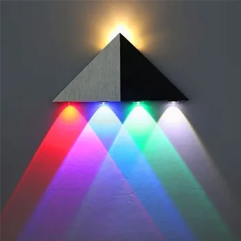 ZjRight Aluminum led stenska luč 5W Epsitar čip high power led napeljave notranjo dekoracijo RGB barvna svetloba za KTV/BAR/Domov