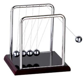 Newton je Zibelka Mizo Namizni Dekor Kovinski Nihalo Žogo Newton Žogo Fizike Znanost Nihalo Jekla Bilance Žogo