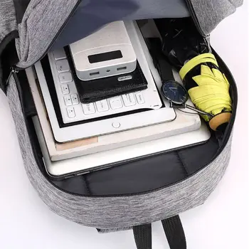 3PCS Unisex Nylon Nahrbtnik za Prenosni računalnik Bookbag Priložnostne Nahrbtnik z Veliko Kapaciteto, Potovanja Bagpack za Ženske Meb