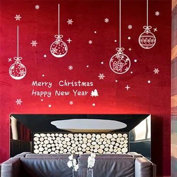 45x60cm Ustvarjalno Novo leto stenske nalepke domov Vesel Božič dekoracije stenske nalepke vinyl božični dekor adesivos pared de