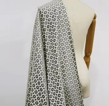 Nova francoska blagovna znamka cvetlični jacquardske moda obleko, krilo jakno plašč fabric materiala