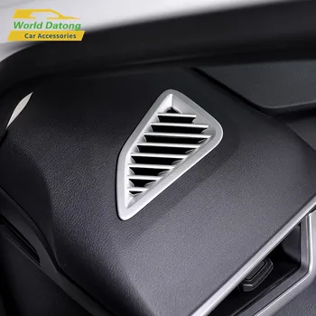 Avto Notranji nadzorni Plošči Zgornji izstopu Zraka Vent Kritje ABS Dekoracijo Trim 2pcs za Toyota Corolla Limuzina 2019 2020