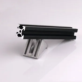 100-600 mm Samovoljno rezanje 2020v-reža za 3D tiskalnik profil Evropski standard black 2020v-reža za industrijske aluminij profil
