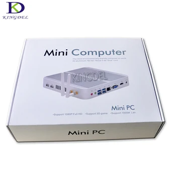 I7 5. Gen CPU Core i7 5500U/5550U/4500U Dual Core Fanless Mini RAČUNALNIKOM HTPC HD Graphics5500/6000/4400 Mikro Namizni RAČUNALNIK 2*HDMI+LAN