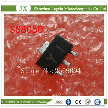 Brezplačna dostava 100 KOZARCEV SMD tranzistor SS8050 Y1 1,5 A/25V NPN High Current SOT89