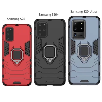 Za Samsung Galaxy S20 Ultra S 20 Plus Primeru Oklep PC Pokrov Tesnilo Imetnik Primeru Telefon Za Samsung Note20 Opomba 20 Ultra 5G Pokrov