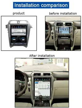 Avto Autoradio Igralec Za LEXUS GX460 GX400 2010-2016 2017 2018 2019 Avto Večpredstavnostna DVD Predvajalnik, GPS Navigacija