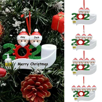 Osebno Božični Okraski Družino Darila DIY Ime Družina po Meri Božič Visi Pribor Novo Leto Stranka Dekor za leto 2020