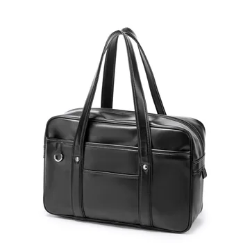 Nov enotni-ramo šolsko torbo visoko-kakovostnih PU nosljivi in nepremočljiva računalnik vrečko, multi-funkcijske potovalni torbici