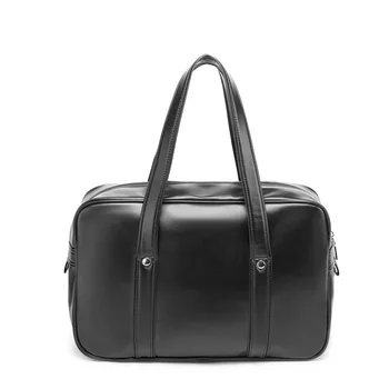 Nov enotni-ramo šolsko torbo visoko-kakovostnih PU nosljivi in nepremočljiva računalnik vrečko, multi-funkcijske potovalni torbici