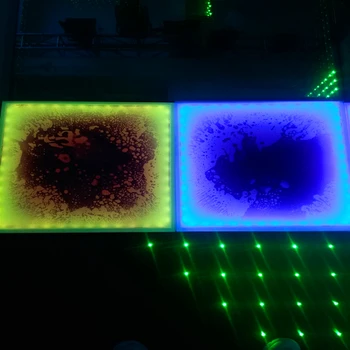 Sprememba barve Gravity Sensor LED Tekoči plesišču za nočni klub bar fazi