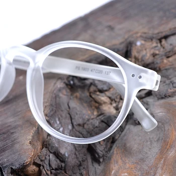 Posesion TR90 Krog Leopardprint Moških Očal Okvir Letnik Recept Ženske Očala Okvir Kratkovidnost očala Optičnih Očal